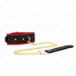Collare Con Guinzaglio In Tessuto Tinto Regolabile 33-48 Cm X 5,7 Cm - Kink - immagine 2