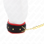 Collare Con Guinzaglio In Tessuto Tinto Regolabile 33-48 Cm X 5,7 Cm - Kink - immagine 5