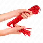 Frusta In Pvc Morbido Rosso 70 Cm - Kink - immagine 3