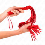 Frusta In Pvc Morbido Rosso 70 Cm - Kink - immagine 4