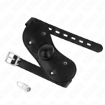 Maschera Bocca Ball Gag Con Serratura Regolabile 42-60 Cm - Kink - immagine 2