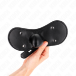 Maschera Bocca Ball Gag Con Serratura Regolabile 42-60 Cm - Kink - immagine 3