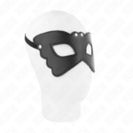 Maschera In Similpelle A Forma Di Farfalla 20 X 9 Cm - Kink - immagine 3