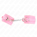 Resistenza Da Polso Imbottita In Pelliccia Rosa Con Cintura Rosa Regolabile 17-29 Cm X 6 Cm - Kink