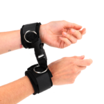 Tenuta Da Polso In Neoprene Con Gancio E Loop Nera Regolabile 22-34 Cm - Kink - immagine 3