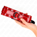 Collana Regolabile Vino Rosso 37,5-49,5 Cm X 5 Cm - Kink - immagine 4