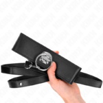 Guinzaglio Borchie 116 Cm Collare Con Cinturino In Similpelle 50 X 5 Cm - Kink - immagine 5