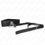 Guinzaglio Borchie 116 Cm Collare Con Cinturino In Similpelle 50 X 5 Cm - Kink - immagine 3