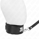 Collana Con Cintura 116 Cm Con Cinturino In Pelle Nera Regolabile 40-48 Cm X 6 Cm - Kink - immagine 2