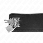 Collana Con Cintura 65 Cm Con Cinturino Largo Nero Regolabile 33,5-41 Cm X 5 Cm - Kink - immagine 6