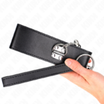 Collana Con Cintura 65 Cm Con Cinturino Largo Nero Regolabile 33,5-41 Cm X 5 Cm - Kink - immagine 5