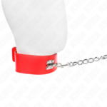 Collana Con Cintura 65 Cm Con Largo Cinturino Rosso Regolabile 33,5-41 Cm X 5 Cm - Kink - immagine 5