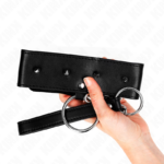 Collana 65 Cm Con Guinzaglio Con Borchie Argento Modello 2 Regolabile 36-43 Cm X 5 Cm - Kink - immagine 5