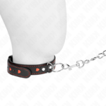 Collana Con Cinturino 65 Cm Dettagli Cuore 52,5 X 2,5 Cm - Kink - immagine 2