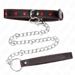 Collana Con Cinturino 65 Cm Dettagli Cuore 52,5 X 2,5 Cm - Kink - immagine 4