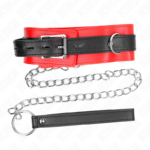 Collare Con Cintura 65 Cm Con Cinturino Rosso 54 X 4,5 Cm - Kink - immagine 5