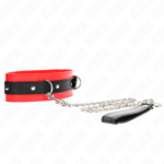 Collare Con Cintura 65 Cm Con Cinturino Rosso 54 X 4,5 Cm - Kink - immagine 3