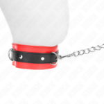 Collare Con Cintura 65 Cm Con Cinturino Rosso 54 X 4,5 Cm - Kink - immagine 2