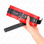 Collare Con Cintura 65 Cm Con Cinturino Rosso 54 X 4,5 Cm - Kink - immagine 4