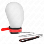 Collana Con Cinturino Rosso 65 Cm Regolabile 36-43 Cm X 5 Cm - Kink