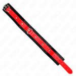 Collana Con Cinturino Rosso 65 Cm Regolabile 36-43 Cm X 5 Cm - Kink - immagine 6