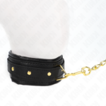 Collana Con Cinturino In Similpelle Spugna Modello 1 Regolabile 37-54 Cm X 3 Cm - Kink - immagine 4