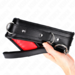 Collana Con Cinturino In Similpelle Spugna Modello 3 Regolabile 37-54 Cm X 3 Cm - Kink - immagine 3
