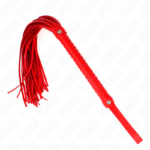 Frusta Con Manico Rosso Strutturato 48,5 Cm - Kink