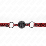 Palla Con Motivo A Diamanti 4.5 Cm Gag Modello 2 64.5 Cm Regolabile 42-60 Cm - Kink - immagine 4