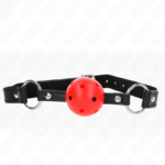 Palla Cava Dura Rossa 4,5 Cm Modello Gag 1 63,5 X 2 Cm - Kink