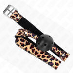 Palla Traspirante Leopardo 4,5 Cm Bavaglio 65 X 2,5 Cm - Kink - immagine 4