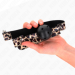 Palla Traspirante Leopardo 4,5 Cm Bavaglio 65 X 2,5 Cm - Kink - immagine 3