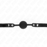 Modello 1 Palla In Silicone 4 Cm Gag Con Serratura 60 X 2 Cm - Kink - immagine 5