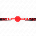 Palla In Silicone 4 Cm Modello Gag 2 60 X 2 Cm - Kink - immagine 4