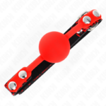 Palla In Silicone 4 Cm Modello Gag 2 60 X 2 Cm - Kink - immagine 3