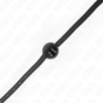 Palla Singola Nera Gag 4 Cm 65 X 1,5 Cm - Kink - immagine 3