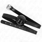 Palla Singola Nera Gag 4 Cm 65 X 1,5 Cm - Kink - immagine 2