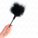 Piume Tickle Con Manico Strass 27 Cm - Kink - immagine 4