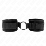 Polsini In Pelliccia Per Principianti 25 Cm Con O-Ring 4 Cm Nero Regolabile 15-25 Cm - Kink