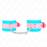 Graziosi Poggipolsi Blu/Rosa Regolabili 16-28 Cm X 5 Cm - Kink