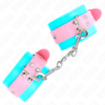 Graziosi Poggipolsi Blu/Rosa Regolabili 16-28 Cm X 5 Cm - Kink - immagine 2