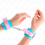 Graziosi Poggipolsi Blu/Rosa Regolabili 16-28 Cm X 5 Cm - Kink - immagine 4