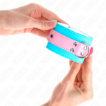 Graziosi Poggipolsi Blu/Rosa Regolabili 16-28 Cm X 5 Cm - Kink - immagine 3
