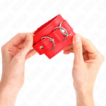 Resistenza Da Polso Con 3 Anelli A D Regolabile Rosso 17,5-25 Cm X 6 Cm - Kink - immagine 3