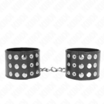 Resistenza Da Polso Con Chiusura A Scatto Nera Regolabile 19-24 Cm X 5,5 Cm - Kink