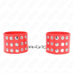 Resistenza Da Polso Con Chiusura A Scatto Rosso Regolabile 19-24 Cm X 5,5 Cm - Kink