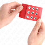 Resistenza Da Polso Con Chiusura A Scatto Rosso Regolabile 19-24 Cm X 5,5 Cm - Kink - immagine 3