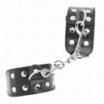 Cinturini Con Doppia Linea Di Borchie Regolabili Nero - Kink - immagine 2