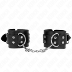 Regtino Da Polso Doppia Fibbia Nero Regolabile 19-26 Cm - Kink