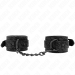 Polsi Ricoperti Di Pizzo Scuro Regolabili Nero 19-26 Cm - Kink